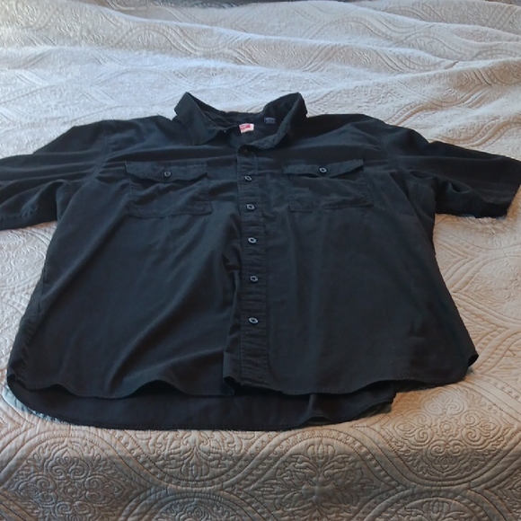 Wrangler Black Button-Up‎ Work Shirt XXL - Picture 1 of 11